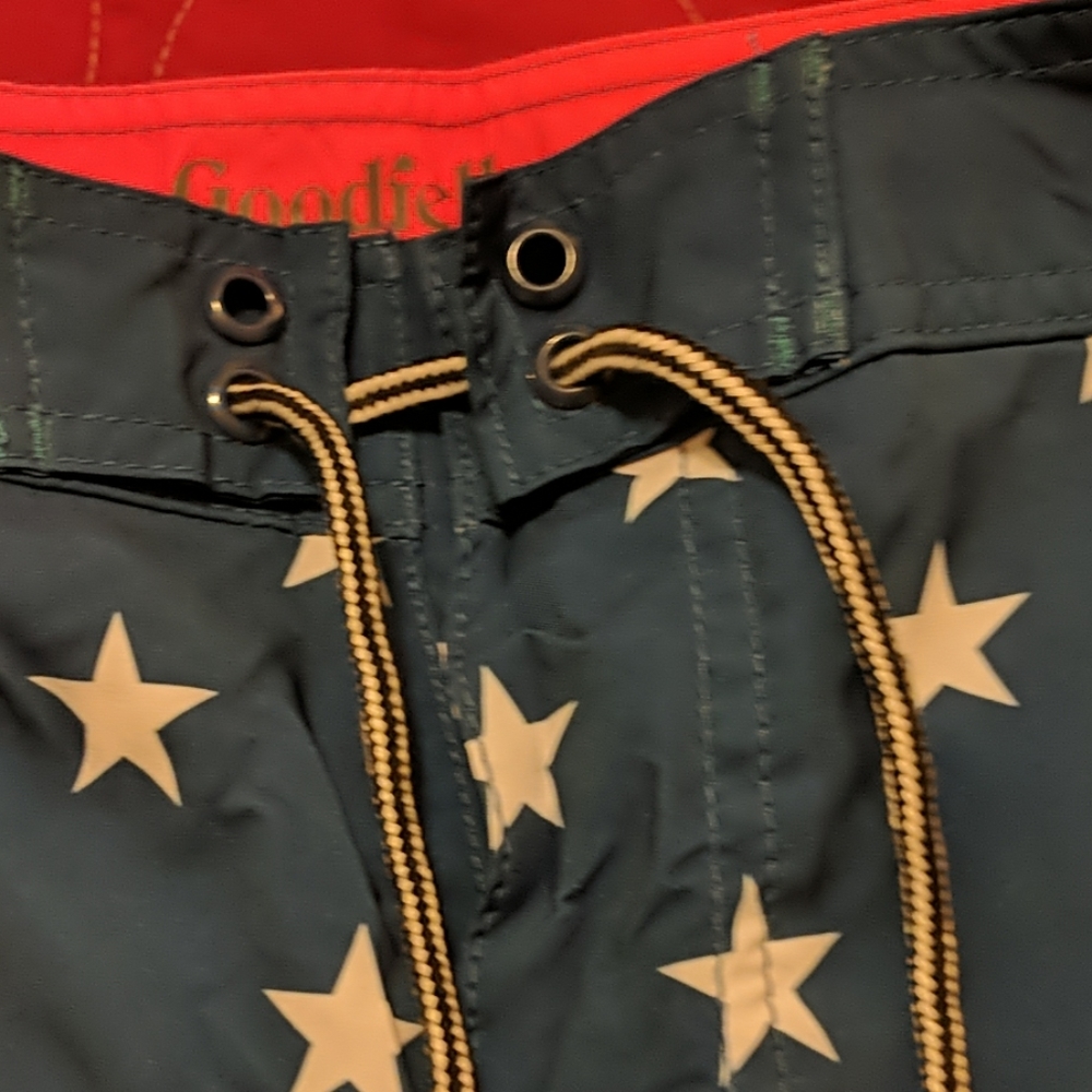 Goodfellow swim trunks - board shorts- patriotic - Picture 2 of 4